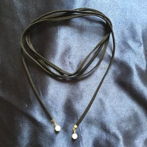 Long Choker w/ Pearls